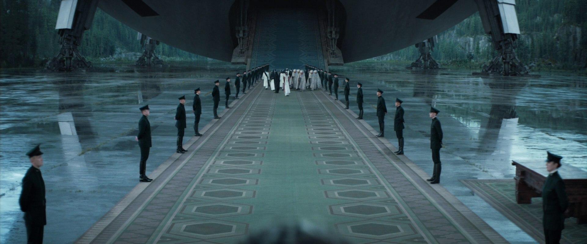 House Atreides departure from Caladan in Dune 2021