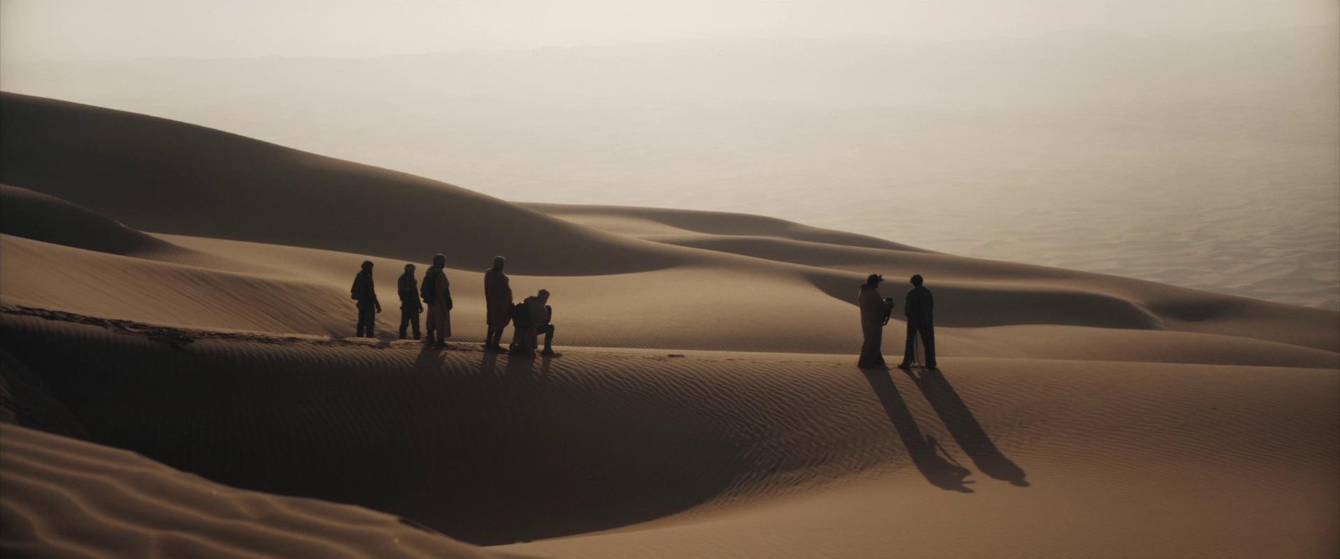 Fremen on the dunes of Arrakis from Dune Part Two