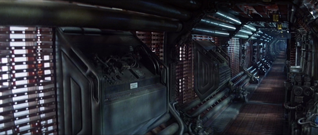 Nostromo corridor from Alien